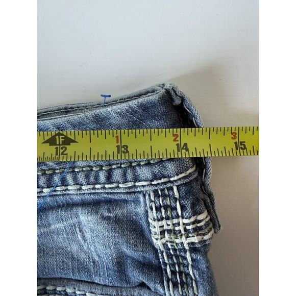 Rock Revival Jeans Women’s 26 blue easy boot lyon festival rodeo western cowgirl - Picture 10 of 12